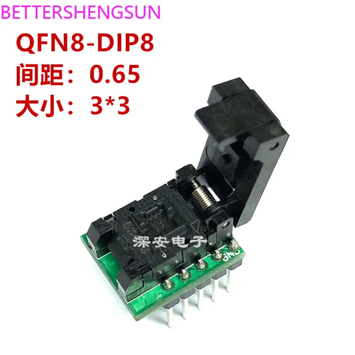 

Контактный шаг DFN/QFN8, размер 0,65, 3x3