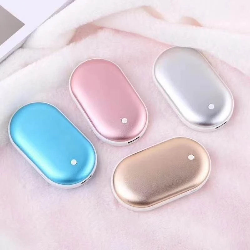 

5200mAh Hand Warmer Power Bank 2 In 1 USB Rechargeable Handy Warmers Winter Handheld Warmers Heater Electric Heater Warmer