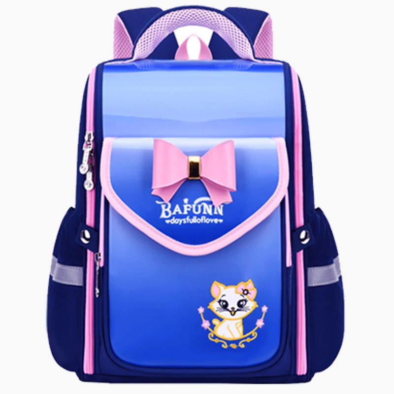 Girls' school backpack 1 grade Children Schoolbags Mochila cat Backpack school bags for girls Princess Primary Kids Book Bag