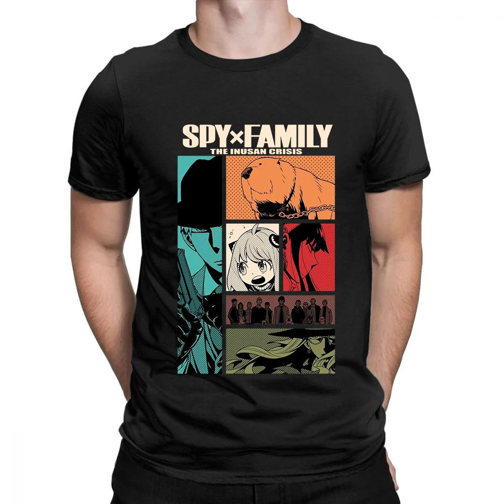 

Japanese Anime SPY X FAMILY T Shirt Men Kawaii Cartoon Graphic Clothes Hip Hop Summer Tops Unisex Tshirt