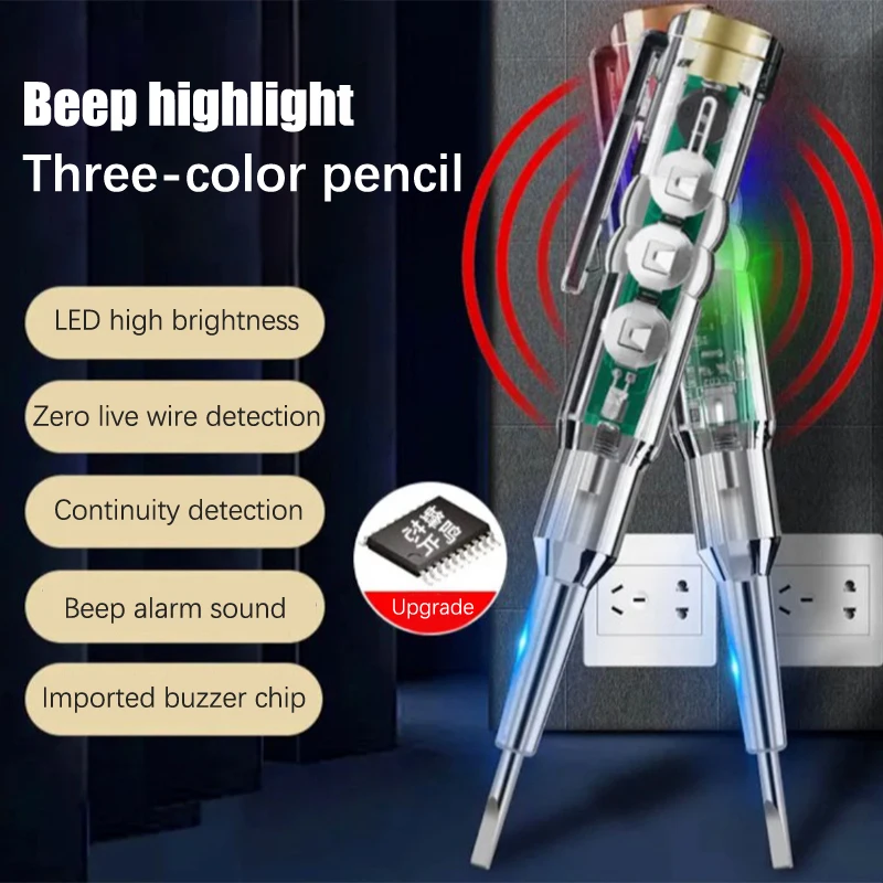 

Non-contact Voltage Detector Pen Smart Electric Test Pen Screwdriver Voltage Detector Tester Screwdriver Test Pencil