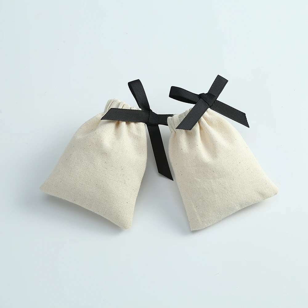 50 шт. мешочек для ювелирных изделий из хлопка |