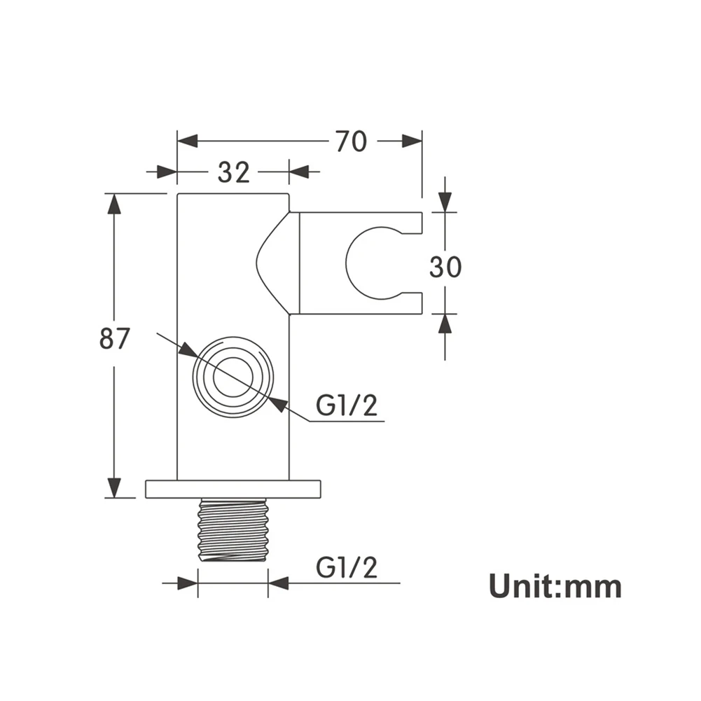 Регулируемый держатель для душа Вращающийся насадки ванной комнаты Свободно