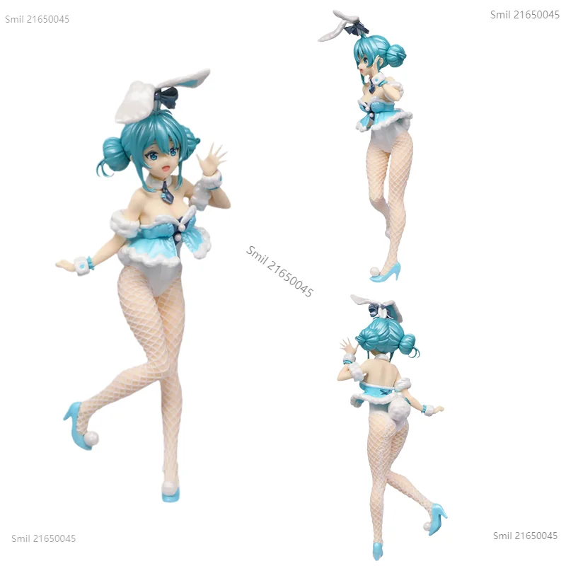 

Original Anime Figure Hatsune Miku Bunny Girl White Rabbit Pearl Paint Action Figure Toys for Kids Gift Collectible Model Dolls