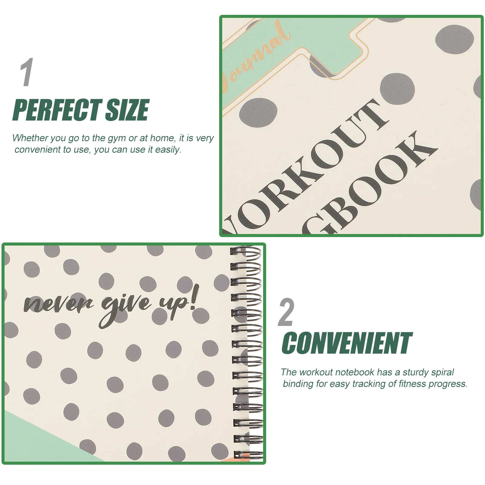 Планировщик тренировок фитнес-перфоратор блокнот цели журнал карманный для