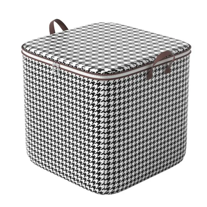

Houseware Fabric Storage Boxes Quilt Storage Basket With Lids Quilt Bins Container Large Capacity Clothes Organizers