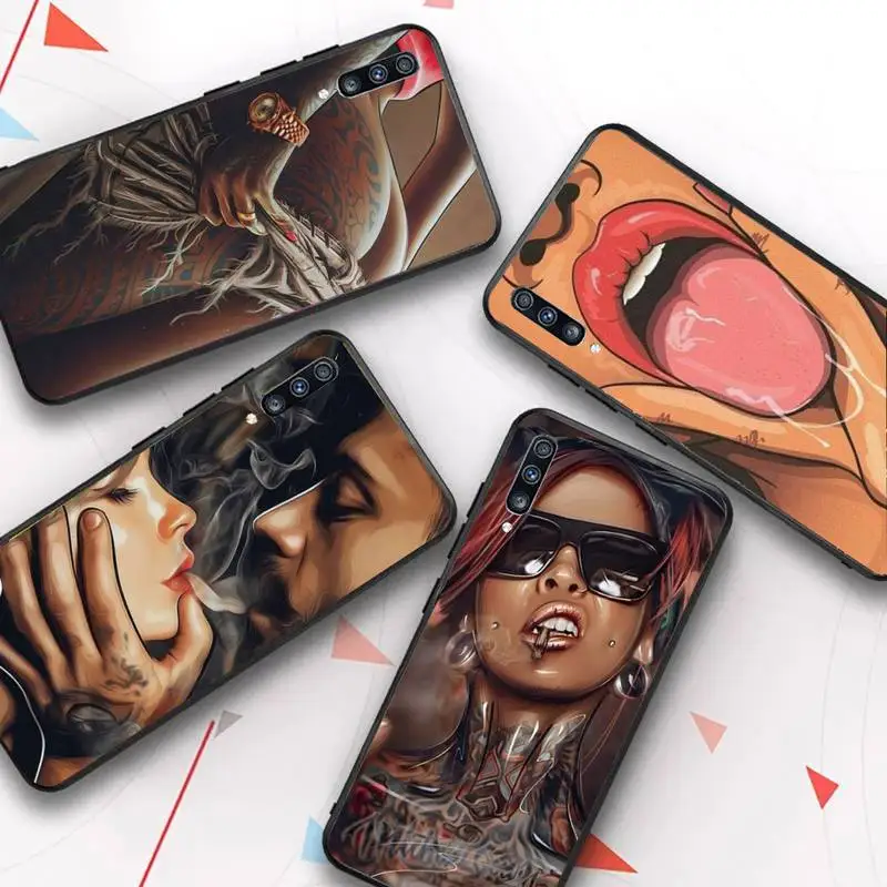 

Sexy Sleeve Tattoo Girl Phone Case for Samsung Galaxy A 51 30s a71 Soft Silicone Cover for A21s A70 10 A30 Capa