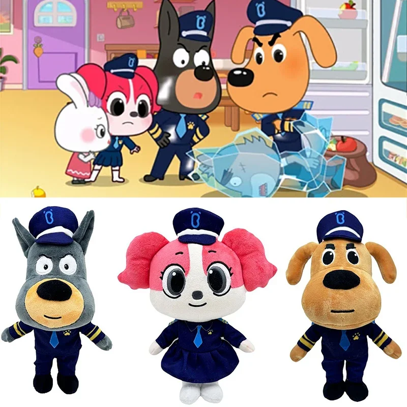 Аниме Шериф Лабрадор Плюшевая игрушка Детективная собака Птица Волк