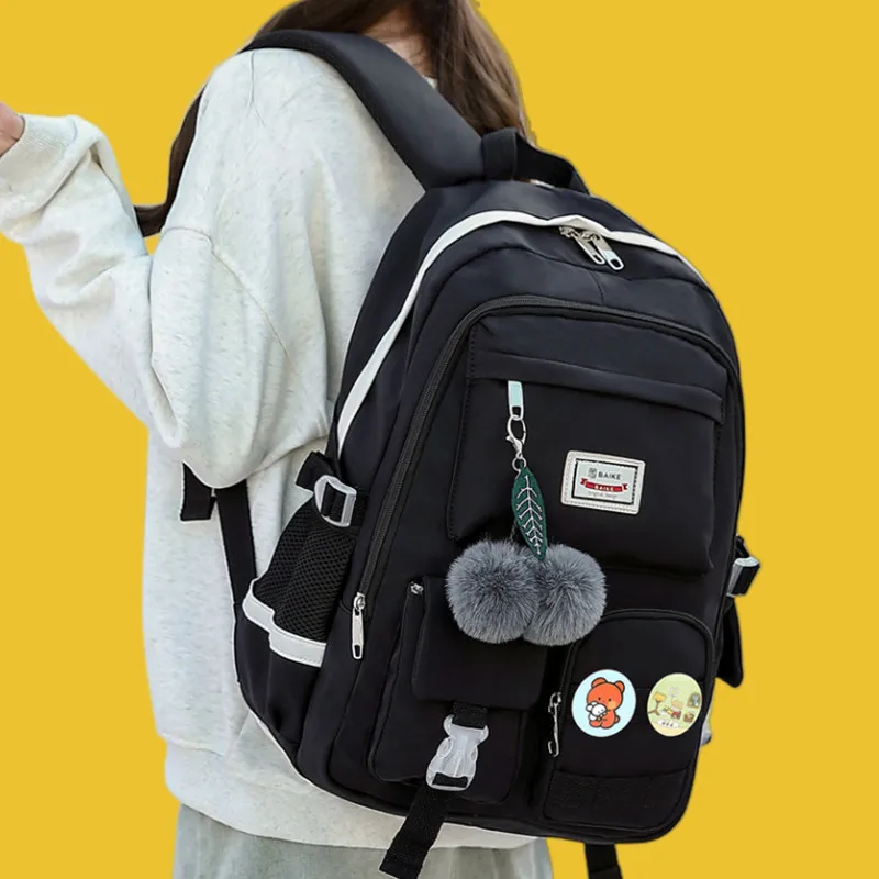 

Многофункциональный водонепроницаемый женский рюкзак, вместительная школьная сумка для девочек, трендовые студенческие сумки для хранения, дорожные уличные сумки