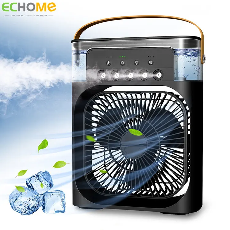 

ECHOME Portable Fan Summer Spray Outdoor Fan Air Cooler USB Mobile Small Water-Cooled Household Mini Air Conditioner Camping Fan