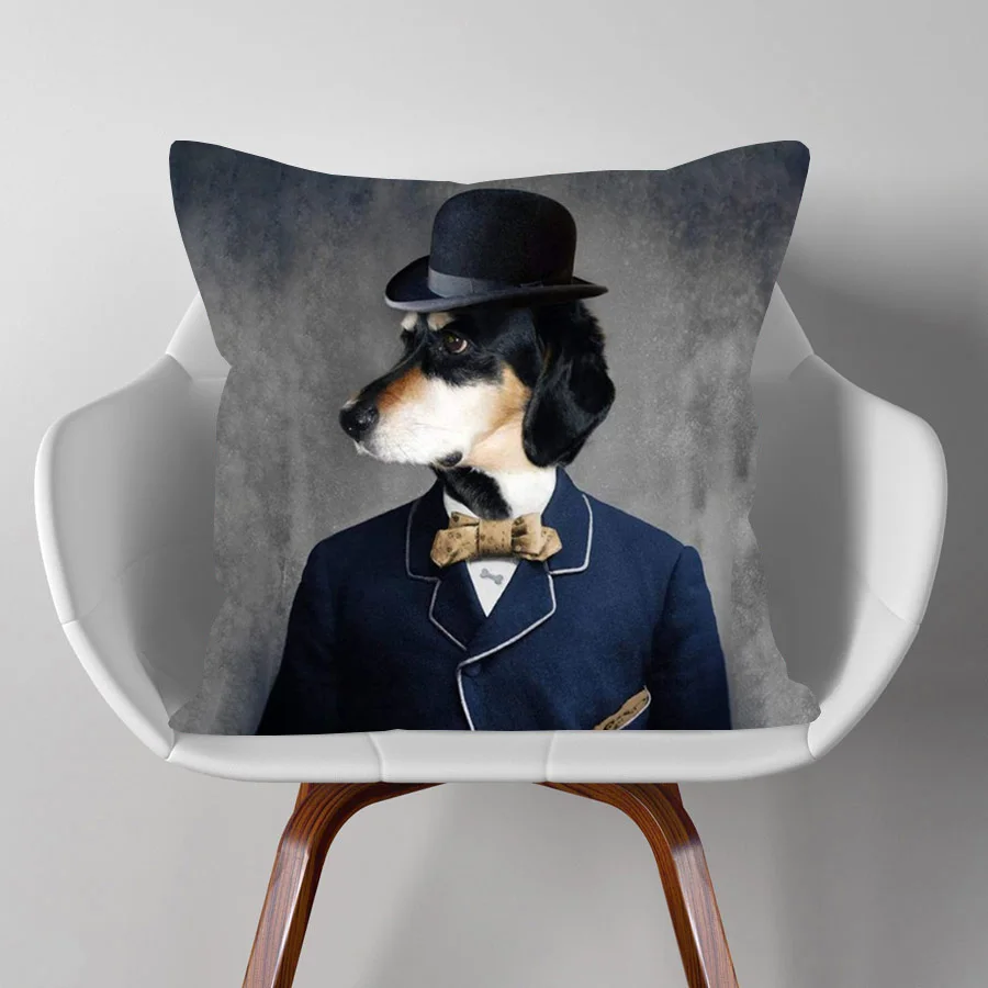 Европейская винтажная королевская картина маслом стильная фотообложка собака