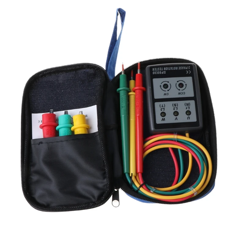

Smart Digital Phase Rotation with LED Indicator Tester Meters SP8030 New M4YD