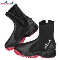 5mm neoprene scuba diving boots high quality underwater fishing cold protection high top warm beach scuba diving shoes 2022