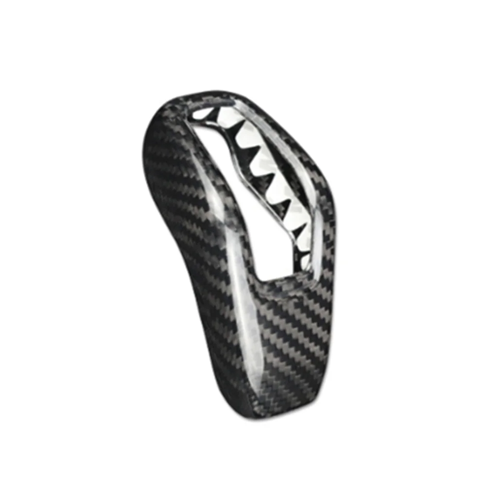 

Carbon Fiber Car Gear Shift Knob Cover Cap Handle for Land Rover Range Rover Sport Evoque Discovery Sport