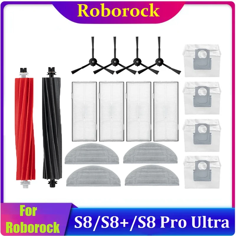 18 шт. двойные основные щетки фильтры для швабры сумки комплект аксессуаров