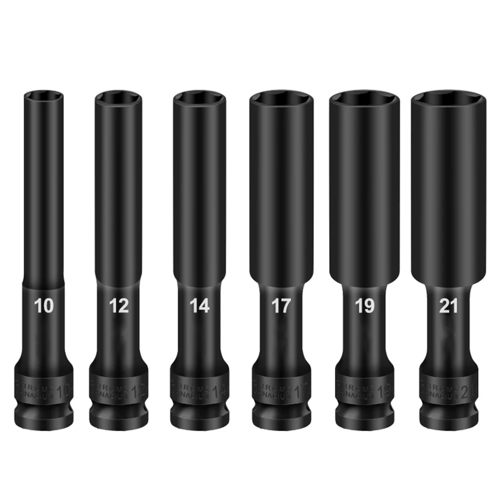 Impact Socket Set 1/2-Inch Drive Metric Deep Impact Wrench H