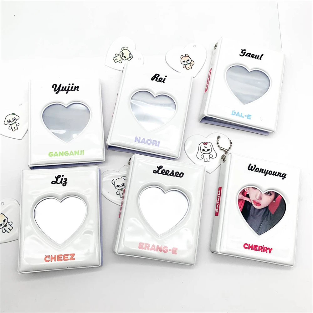 KPOP книга для карт MINiVE коллекционный альбом фотографий из мультфильмов брелок