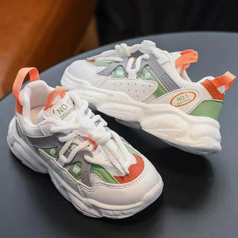 Детские кроссовки для девочек и мальчиков повседневная обувь детские яркие