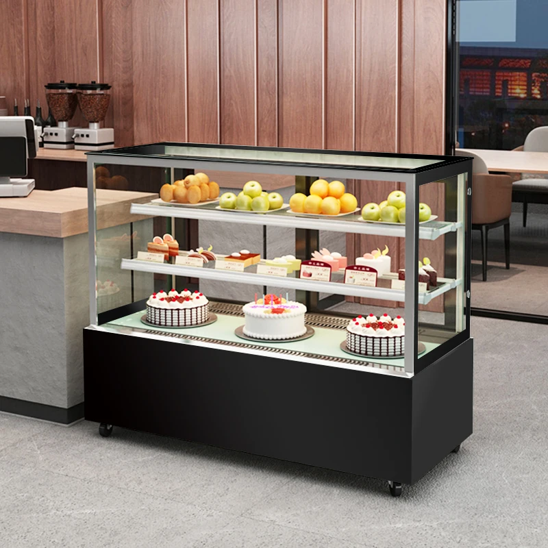 

Commercial Bakery Shop Cold Cake Pastry and Bread Storage Glass Display Refrigerated Cabinets Price for Sale