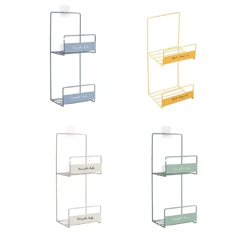 

Double-Layer Wall Door Mount Hanging Bag Shelf Household Closet Bag Storage Rack Bracket Purse Handbag Organizer Iron wholesales