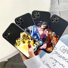 ONE PIECE Anime Phone Case For Funda iPhone 11 12 13 Pro Max Mini X XR XS SE 2020 5 6 7 8 Plus Back Celular Carcasa Etui Soft