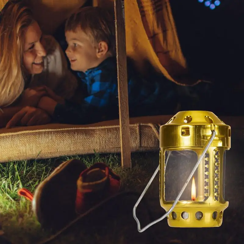 Уличный чайный фонарь портативный светильник свеча ночной домашний уличный