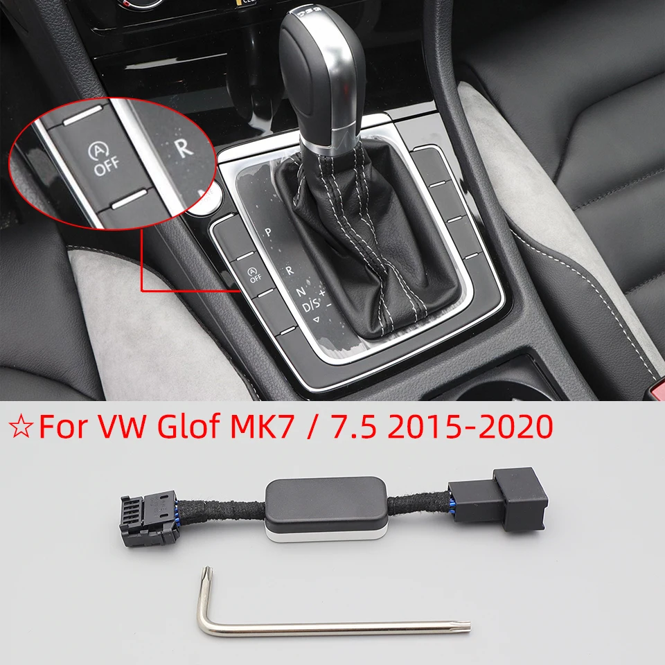 

Автоматическая остановка запуска двигателя для VW Golf 7 7,5 2014-2020, устройство выключения, Датчик управления, разъем, остановка, отменка, автозапчасти для замены