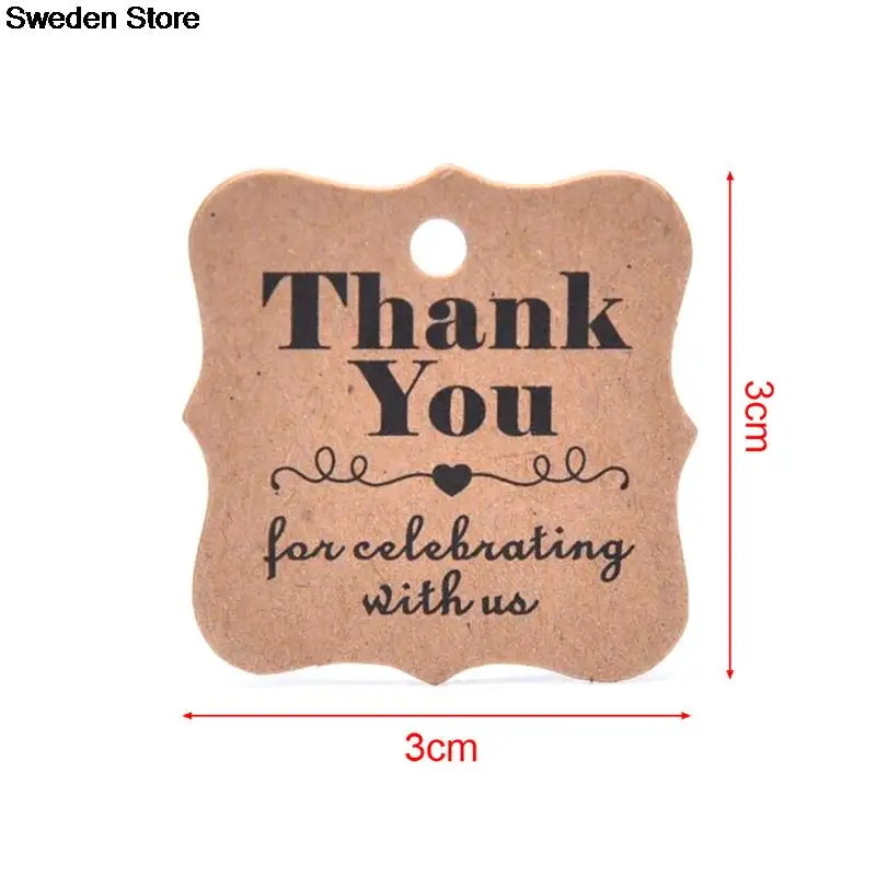 100 шт./лот пустая бирка из крафт-бумаги с веревкой 20 м ценники подарочные карты шт.