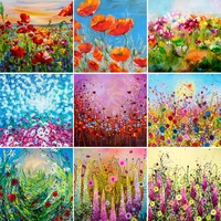 5d diy diamond painting abstract flowers cross stitch kit full drill embroidery mosaic art picture of rhinestones decor gift