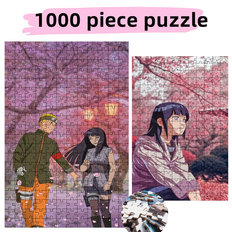 

1000 шт., детский Развивающий Пазл «Наруто»