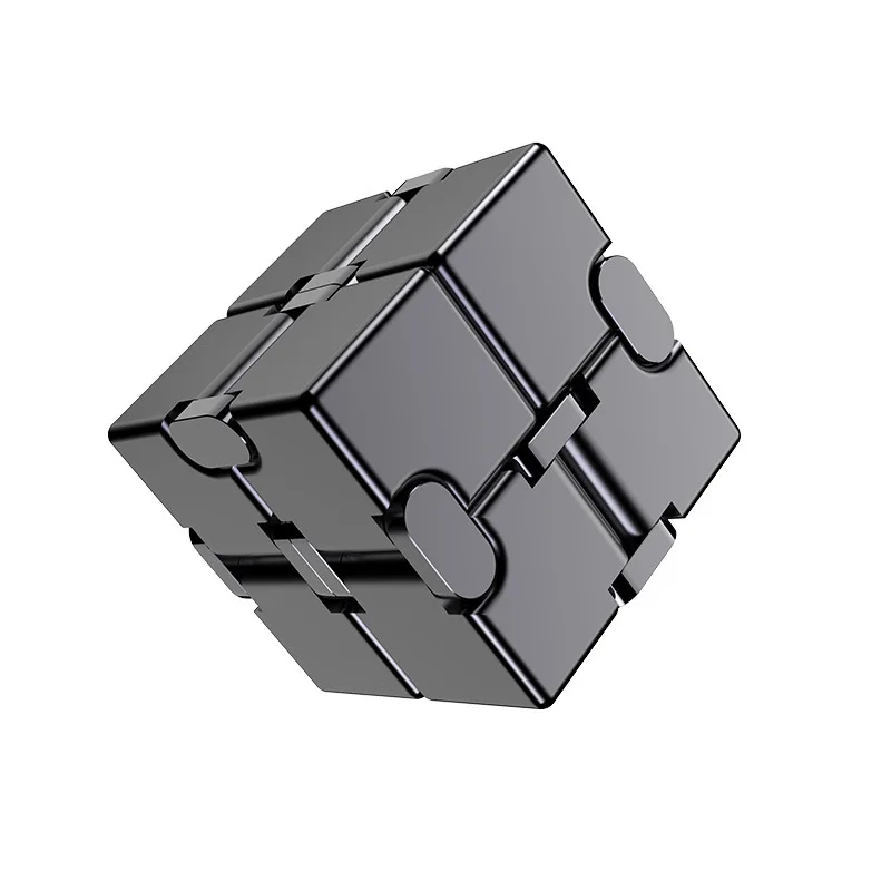 Металлический куб Infinity Cube антистресс алюминиевый сплав легкая в использовании