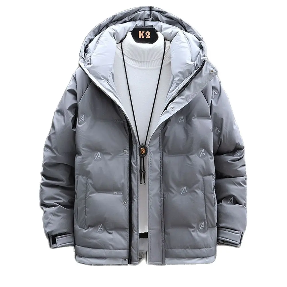 8XL Men's White Duck Down Jacket Warm Hooded Thick Puffer Jacket Coat Male Casual High Quality Overcoat Thermal Winter Parka Men