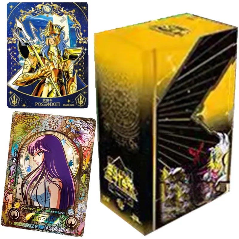 

5/15PCS KAYOU Anime Saint Seiya Collection Cards Game Letters Cards Table Board Toys For Family Children Christmas Gift
