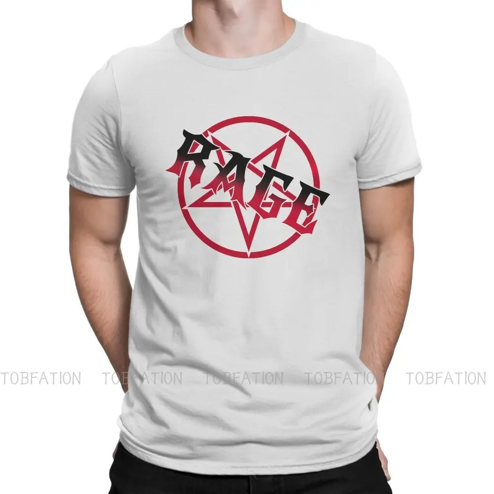 

Aggretsuko Okiba Reiko Anime RAGE T Shirt Classic Goth Summer Loose Cotton Men's Tees Harajuku Crewneck TShirt