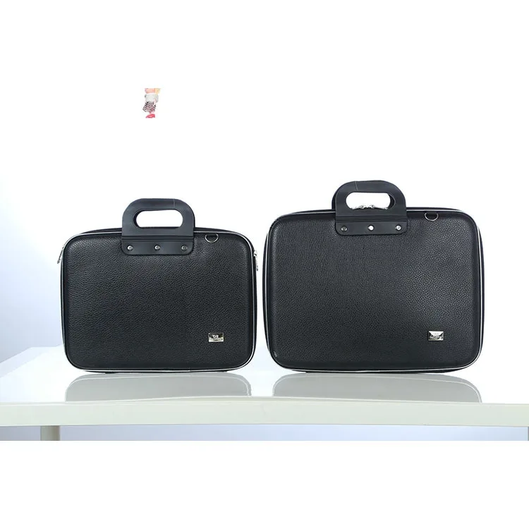 Men's Bags Business Hard Shell Briefcase Computer Bag Pu Handbag Laptop Bag IPad Tablet Computer Unisex Solid Color Work Bag