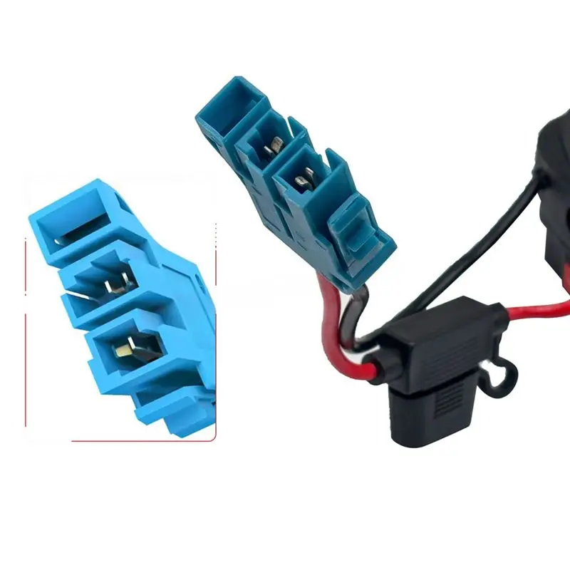 Фото Адаптер A24F-Power Wheels DIY для подключения 18-вольтовой батареи к коннектору проводки для детского электромобиля Peg-Perego №2