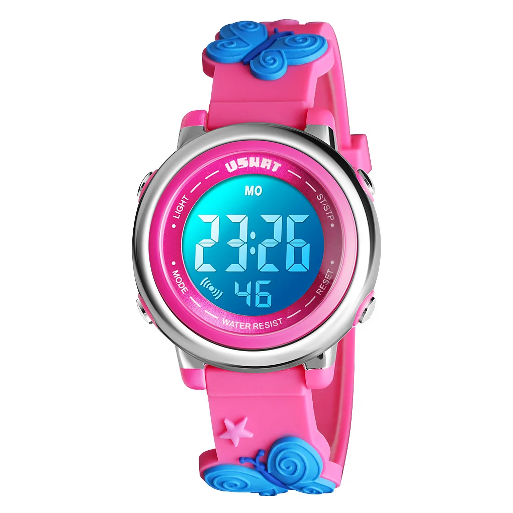 

USWAT Boys Watch for 3-15 Year Old Boys,Digital Sport Outdoor Multifunctional Chronograph LED 50 M Waterproof Alarm Calendar Ana