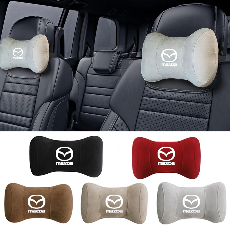 

Car Headrest Neck Rest Protector Pillow for Mazda Logo CX5 CX3 CX9 CX7 CX6 6 Protege Axela RX7 MX5 CX9 Atenza Auto Decoration