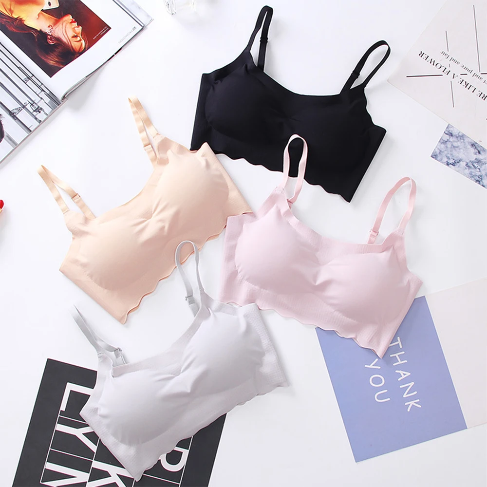 

Бюстгальтер Шелковый бесшовный, с эффектом пуш-ап, регулируемый размер, нижнее белье