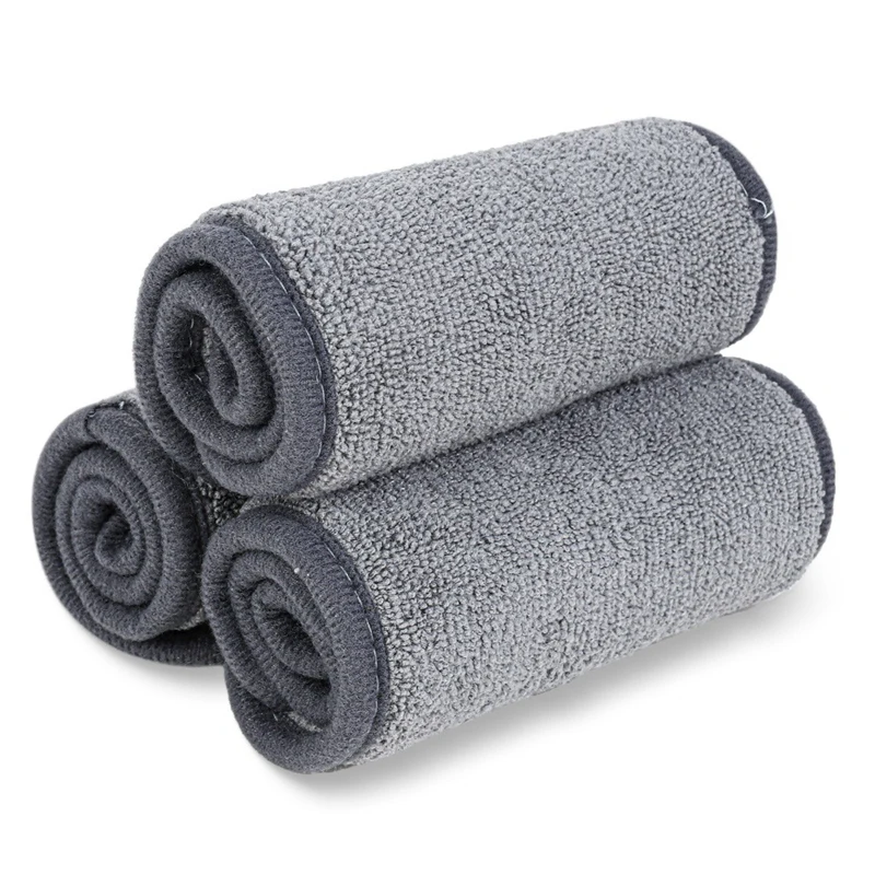 

3PCS Faucet Absorbent Mat-Gray Faucet Wraparound Absorbent Mat,Faucet Splash Catcher,Dish Cleaning Drying Pads