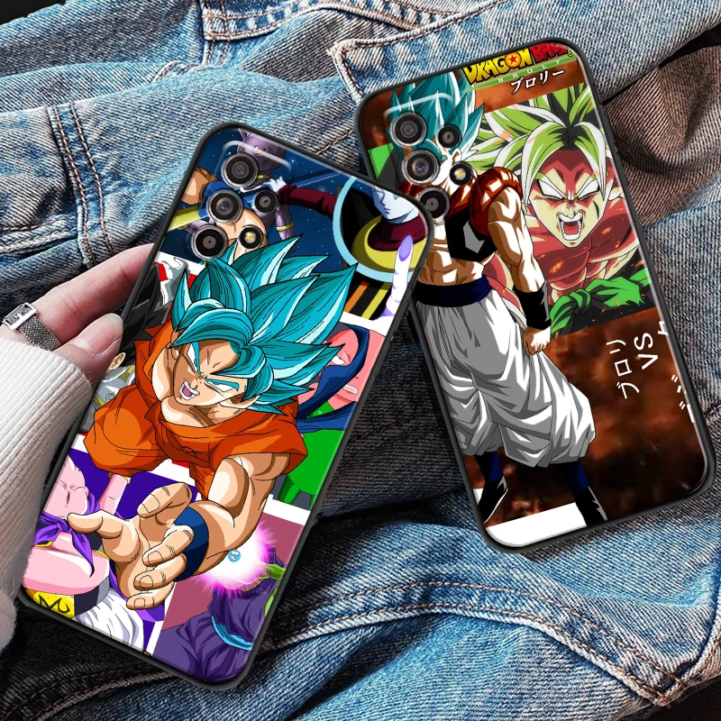

Anime Cartoon Dragon Ball For Samsung A20 A21 A22 4G 5G Phone Case Black Coque Carcasa Liquid Silicon Back Silicone Cover