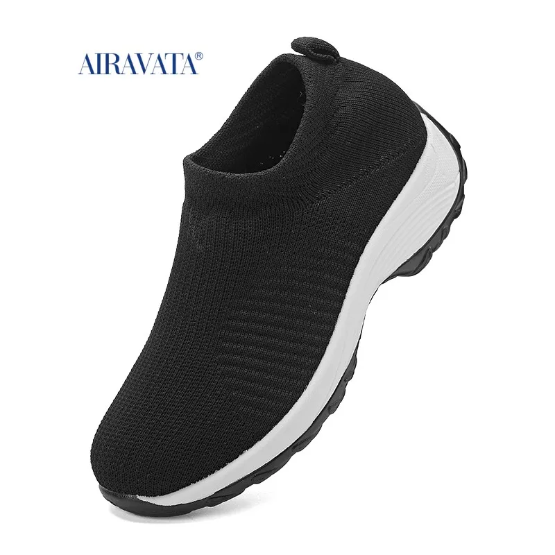 Women Casual Shoes Light Sneakers Breathable Mesh Summer knitted Vulcanized Shoes woman flats Shoes Flying net shoes