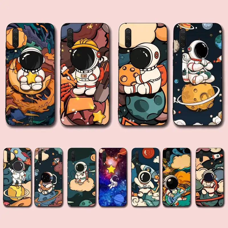 

Yinuoda Star Astronaut Cute Phone Case for Xiaomi mi 5 6 8 9 10 lite pro SE Mix 2s 3 F1 Max2 3