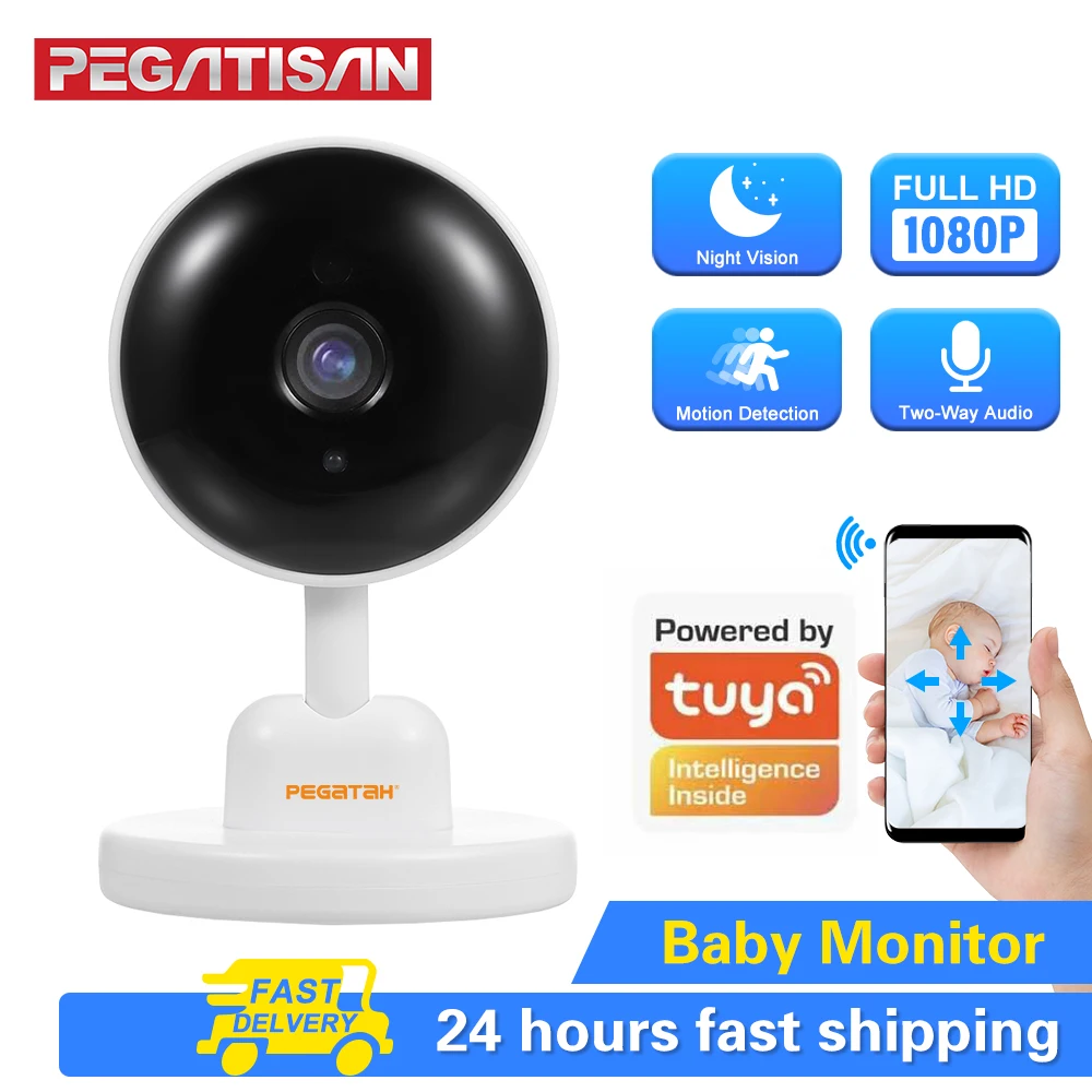 

Baby Monitor Tuya Wifi Wireless 2MP 3MP Smart Home Security Surveillance Two-way Audio Baby Cry Alarm Night Vision Intercom