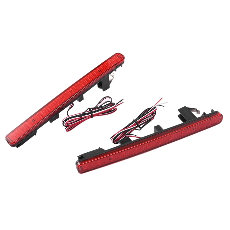 

Red LED Bumper Reflector Lights for 09-14 Acura TSX (for Euro Accord) Brake & Rear Fog Lamps Turn Lights