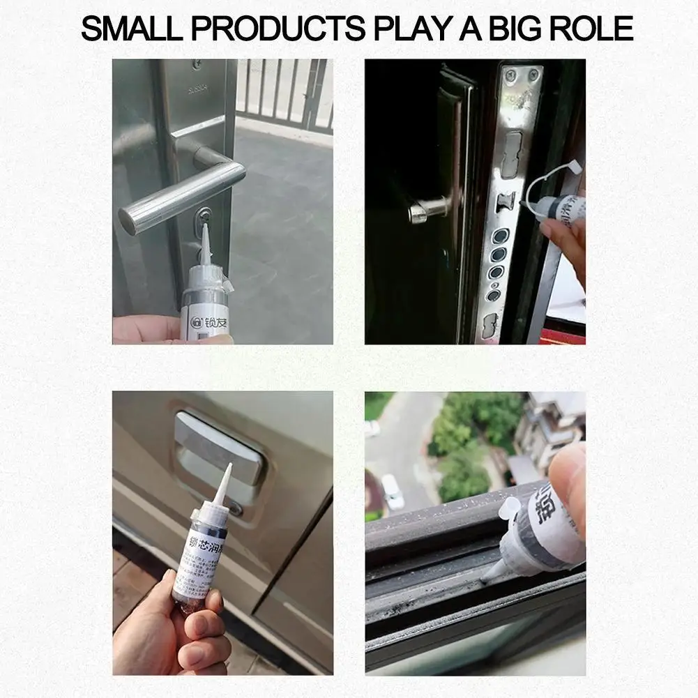 

Non-toxic Graphite Fine Lubricant For Lock Element Locksmith Cylinder Padlock 60ml Whosale F5D6