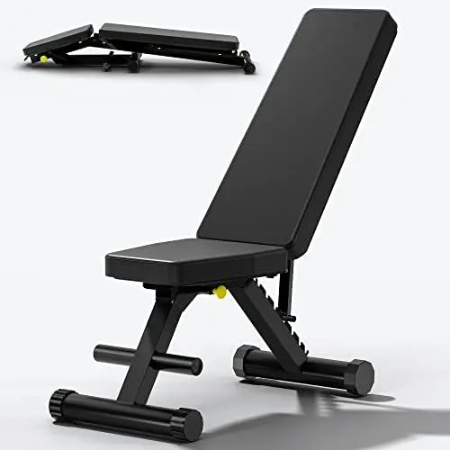 

Bench Adjustable Workout Bench for Home, Incline Bench for Bnech Press, Strength Training Bench-Upgraded Version