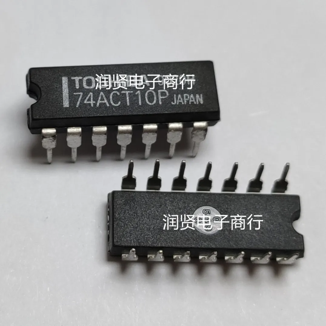 5PCS 74ACT10P DIP14 Brand new original IC chip