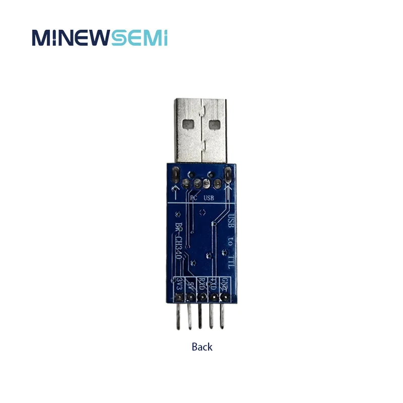 Фото Модуль обнаружения присутствия человека MS72SF1 и модуль от USB к UART, датчик радара mmWave GX90MT01 к последовательному порту №4