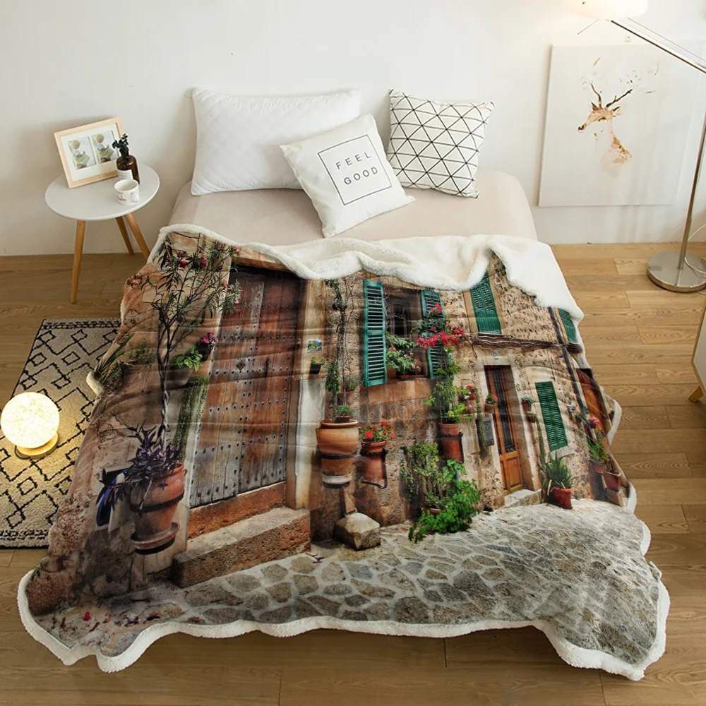 

Европейское, итальянское, уличное, зимнее, шерстяное, плюшевое одеяло, толстое, для взрослых и детей, для путешествий, офиса, шерпа, Флисовое ...